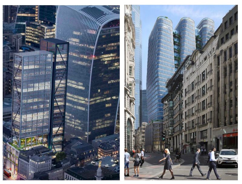 Get ready for TWO major developments on the same street with planning permission granted by the City of London Corporation